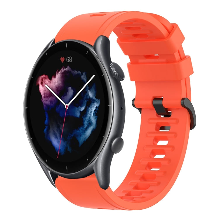 Cinturino in silicone morbido tinta unita da 22 mm, For Amazfit GTR 3, For Amazfit GTR 3 Pro