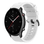 Cinturino in silicone morbido tinta unita da 22 mm, For Amazfit GTR 2e, For Amazfit GTR 2