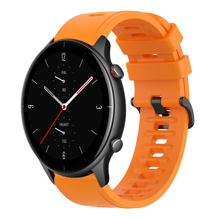 Cinturino in silicone morbido tinta unita da 22 mm, For Amazfit GTR 2e, For Amazfit GTR 2