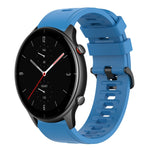 Cinturino in silicone morbido tinta unita da 22 mm, For Amazfit GTR 2e, For Amazfit GTR 2