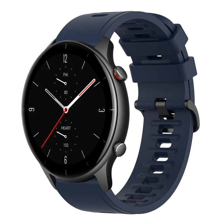 Cinturino in silicone morbido tinta unita da 22 mm, For Amazfit GTR 2e, For Amazfit GTR 2