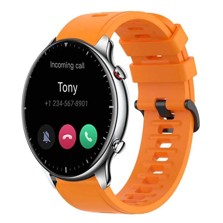 Cinturino in silicone morbido tinta unita da 22 mm, For Amazfit GTR 2e, For Amazfit GTR 2