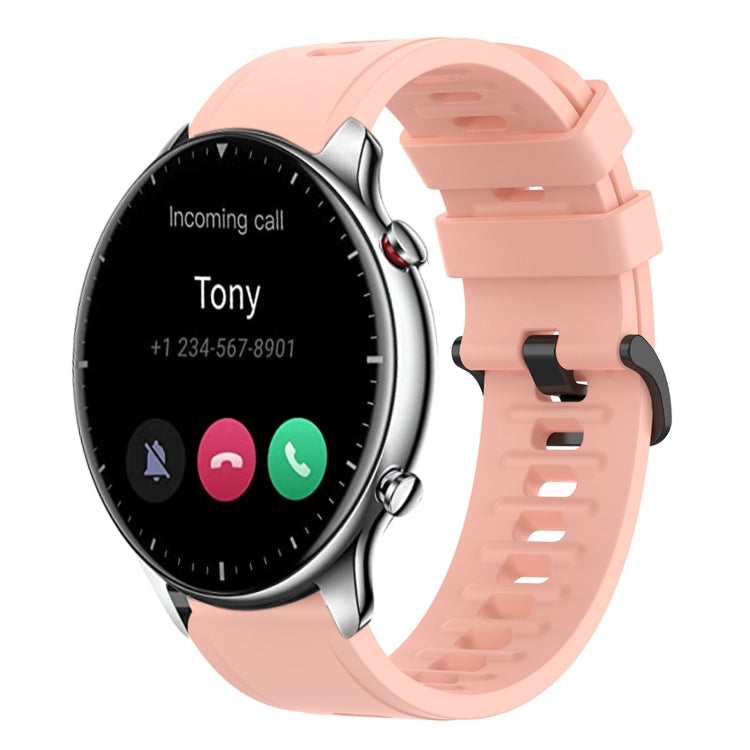 Cinturino in silicone morbido tinta unita da 22 mm, For Amazfit GTR 2e, For Amazfit GTR 2