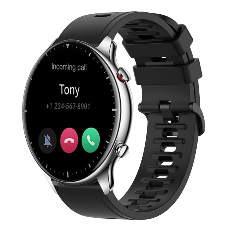 Cinturino in silicone morbido tinta unita da 22 mm, For Amazfit GTR 2e, For Amazfit GTR 2