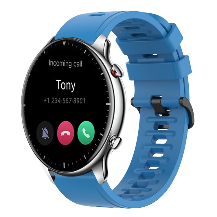 Cinturino in silicone morbido tinta unita da 22 mm, For Amazfit GTR 2e, For Amazfit GTR 2