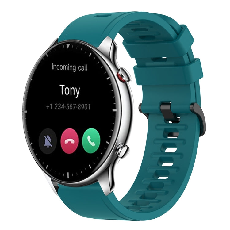 Cinturino in silicone morbido tinta unita da 22 mm, For Amazfit GTR 2e, For Amazfit GTR 2