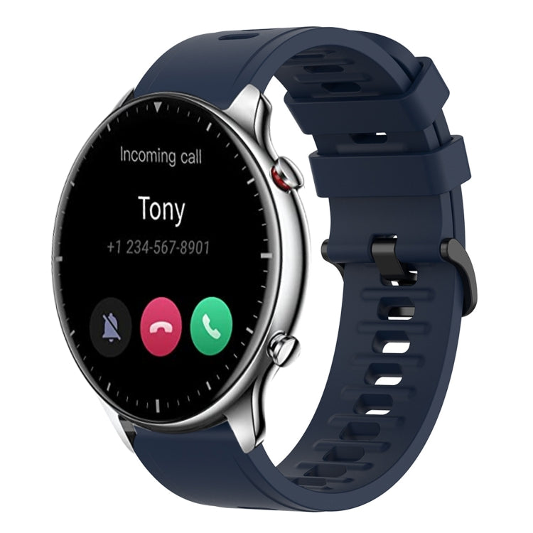 Cinturino in silicone morbido tinta unita da 22 mm, For Amazfit GTR 2e, For Amazfit GTR 2