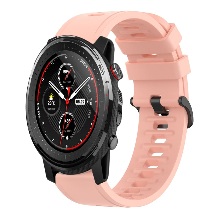 Cinturino in silicone morbido tinta unita da 22 mm, For Amazfit 3, For Amazfit GTR 47mm