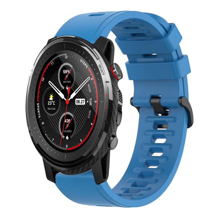 Cinturino in silicone morbido tinta unita da 22 mm, For Amazfit 3, For Amazfit GTR 47mm