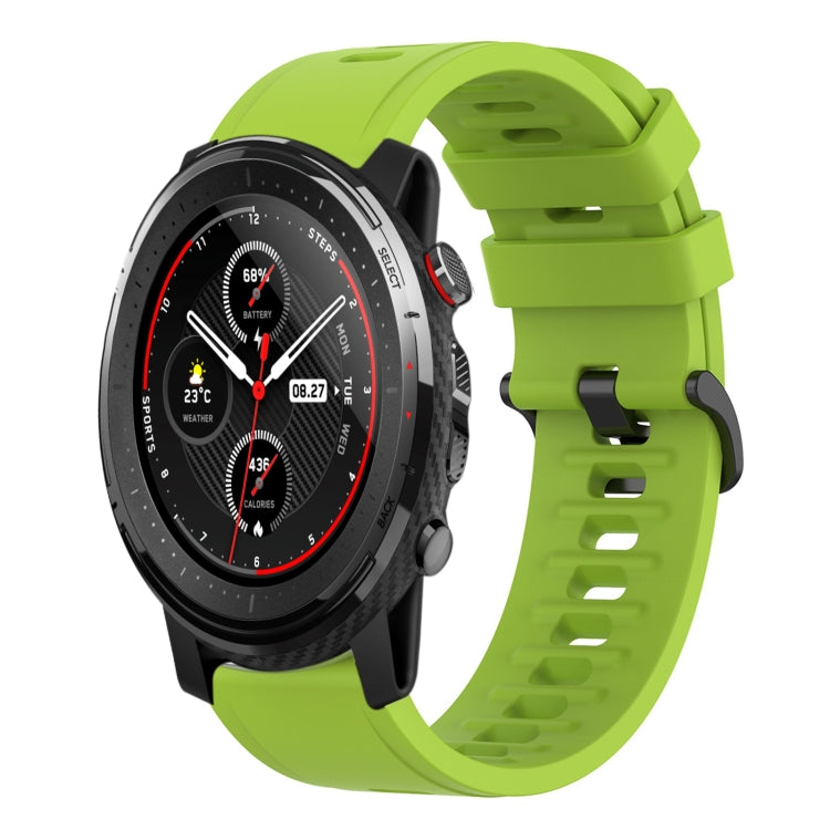 Cinturino in silicone morbido tinta unita da 22 mm, For Amazfit 3, For Amazfit GTR 47mm