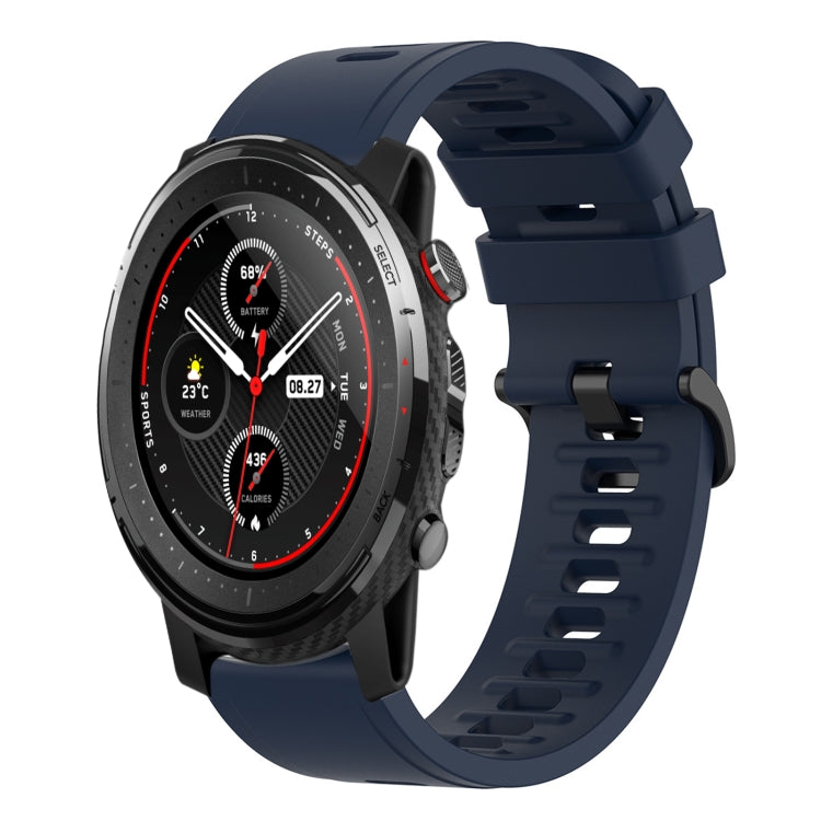 Cinturino in silicone morbido tinta unita da 22 mm, For Amazfit 3, For Amazfit GTR 47mm
