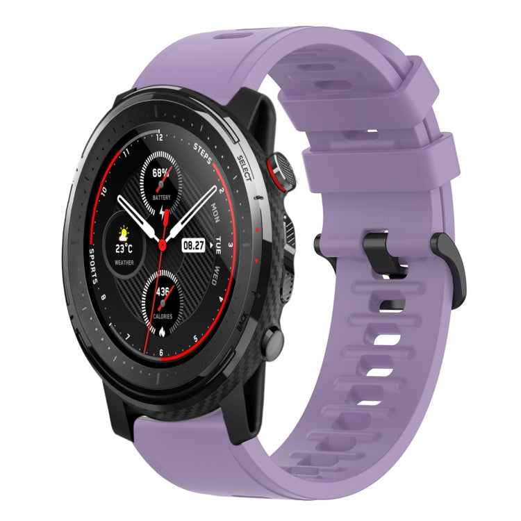 Cinturino in silicone morbido tinta unita da 22 mm, For Amazfit 3, For Amazfit GTR 47mm