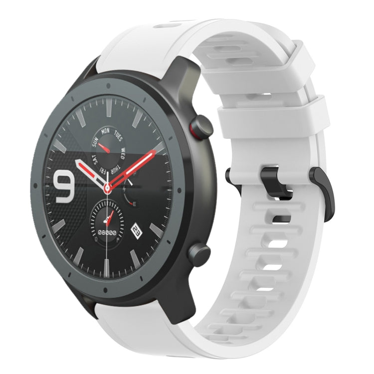 Cinturino in silicone morbido tinta unita da 22 mm, For Amazfit 3, For Amazfit GTR 47mm