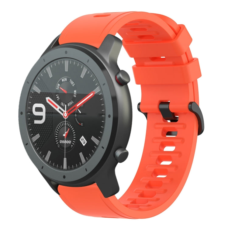 Cinturino in silicone morbido tinta unita da 22 mm, For Amazfit 3, For Amazfit GTR 47mm