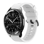 Cinturino in silicone morbido tinta unita da 22 mm, For Samsung Gear S3 Classic, For Samsung Gear S3 Frontier
