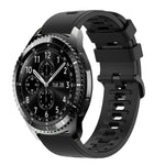 Cinturino in silicone morbido tinta unita da 22 mm, For Samsung Gear S3 Classic, For Samsung Gear S3 Frontier