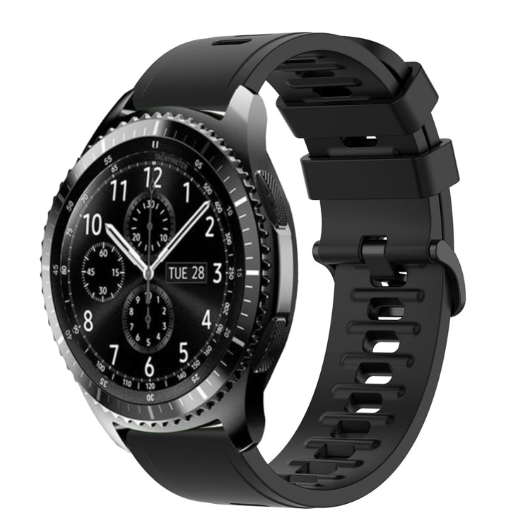 Cinturino in silicone morbido tinta unita da 22 mm, For Samsung Gear S3 Classic, For Samsung Gear S3 Frontier