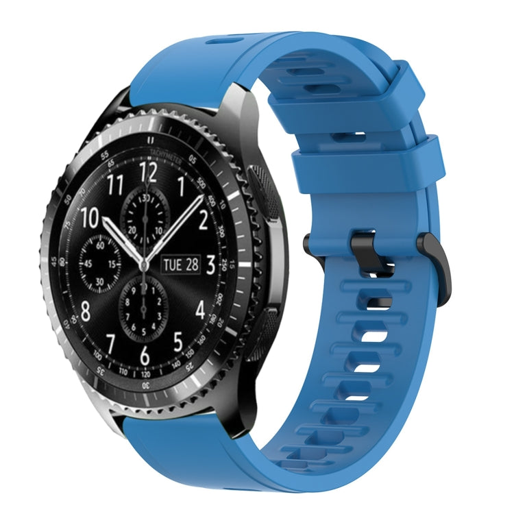 Cinturino in silicone morbido tinta unita da 22 mm, For Samsung Gear S3 Classic, For Samsung Gear S3 Frontier