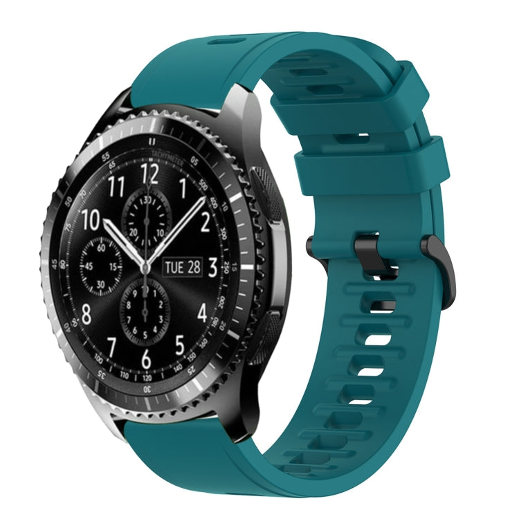 Cinturino in silicone morbido tinta unita da 22 mm, For Samsung Gear S3 Classic, For Samsung Gear S3 Frontier