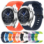 Cinturino in silicone morbido tinta unita da 22 mm, For Samsung Gear S3 Classic, For Samsung Gear S3 Frontier