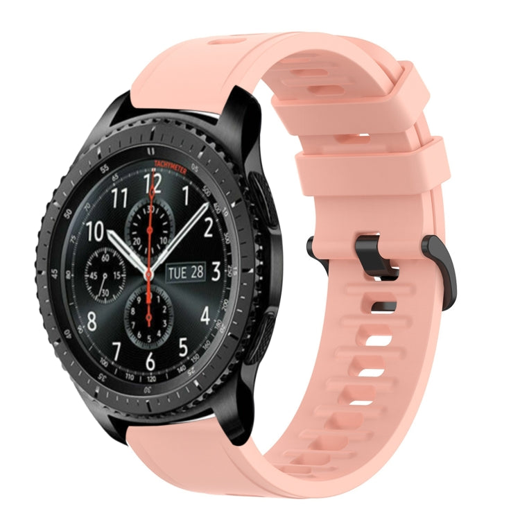 Cinturino in silicone morbido tinta unita da 22 mm, For Samsung Gear S3 Classic, For Samsung Gear S3 Frontier