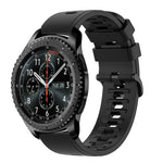 Cinturino in silicone morbido tinta unita da 22 mm, For Samsung Gear S3 Classic, For Samsung Gear S3 Frontier