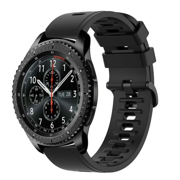 Cinturino in silicone morbido tinta unita da 22 mm, For Samsung Gear S3 Classic, For Samsung Gear S3 Frontier