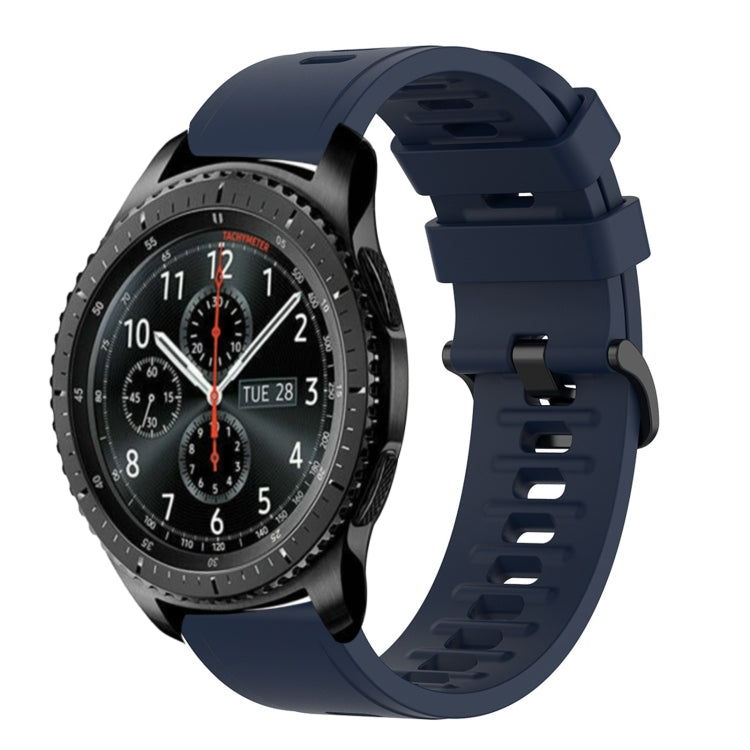 Cinturino in silicone morbido tinta unita da 22 mm, For Samsung Gear S3 Classic, For Samsung Gear S3 Frontier