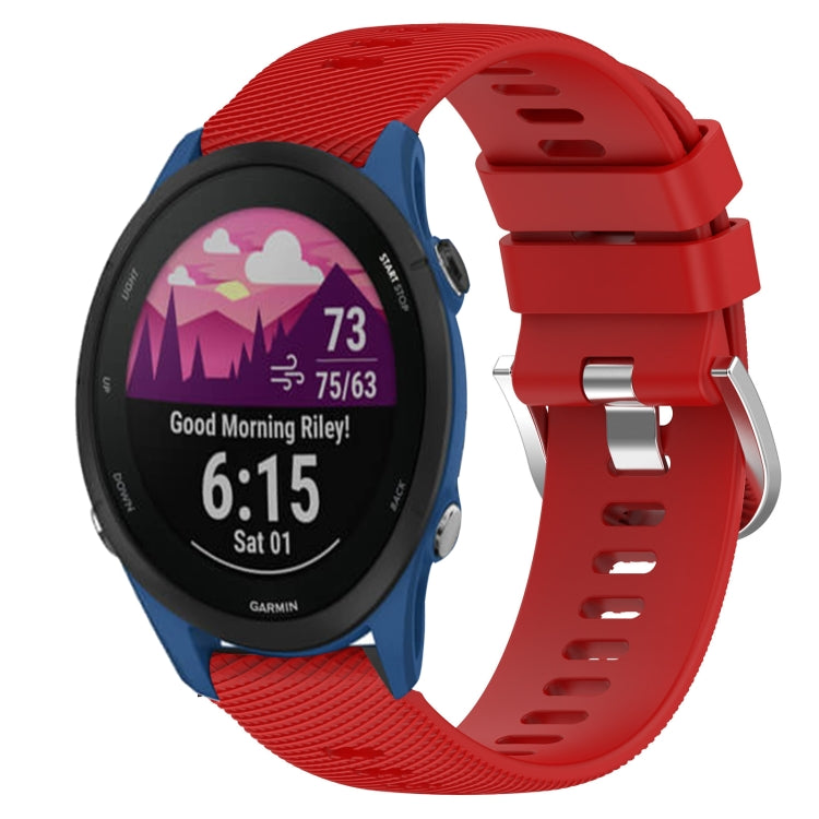 Cinturino in silicone tinta unita da 18 mm, For Garmin Forerunner 255S, For Garmin Venu 2S