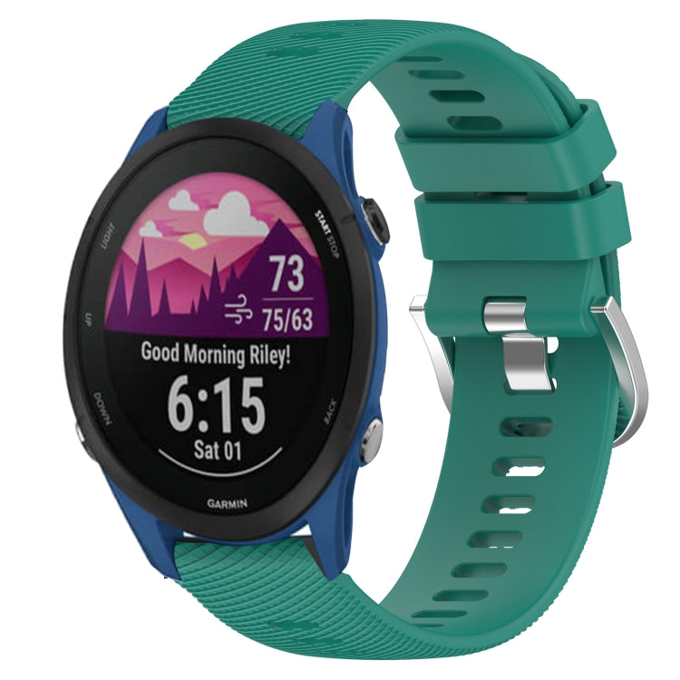 Cinturino in silicone tinta unita da 18 mm, For Garmin Forerunner 255S, For Garmin Venu 2S