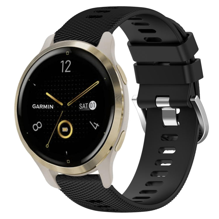 Cinturino in silicone tinta unita da 18 mm, For Garmin Forerunner 255S, For Garmin Venu 2S