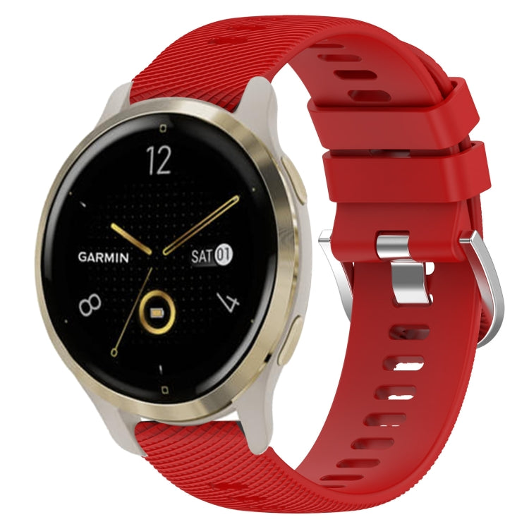 Cinturino in silicone tinta unita da 18 mm, For Garmin Forerunner 255S, For Garmin Venu 2S