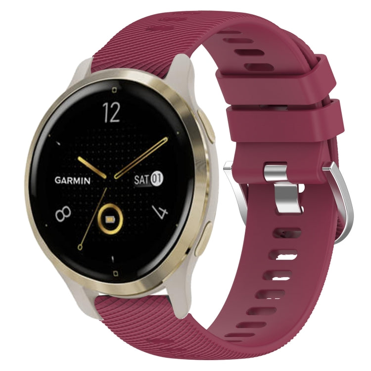 Cinturino in silicone tinta unita da 18 mm, For Garmin Forerunner 255S, For Garmin Venu 2S