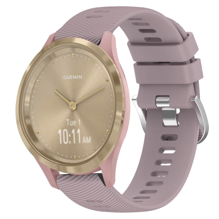 Cinturino in silicone tinta unita da 18 mm, For Garmin Vivomove 3S, For Garmin Vivoactive 4S