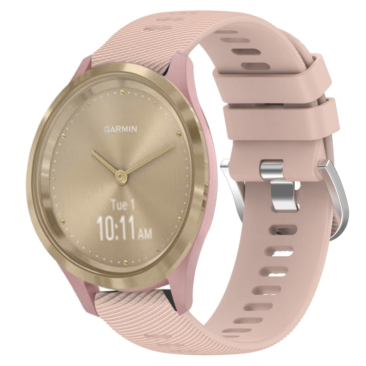 Cinturino in silicone tinta unita da 18 mm, For Garmin Vivomove 3S, For Garmin Vivoactive 4S