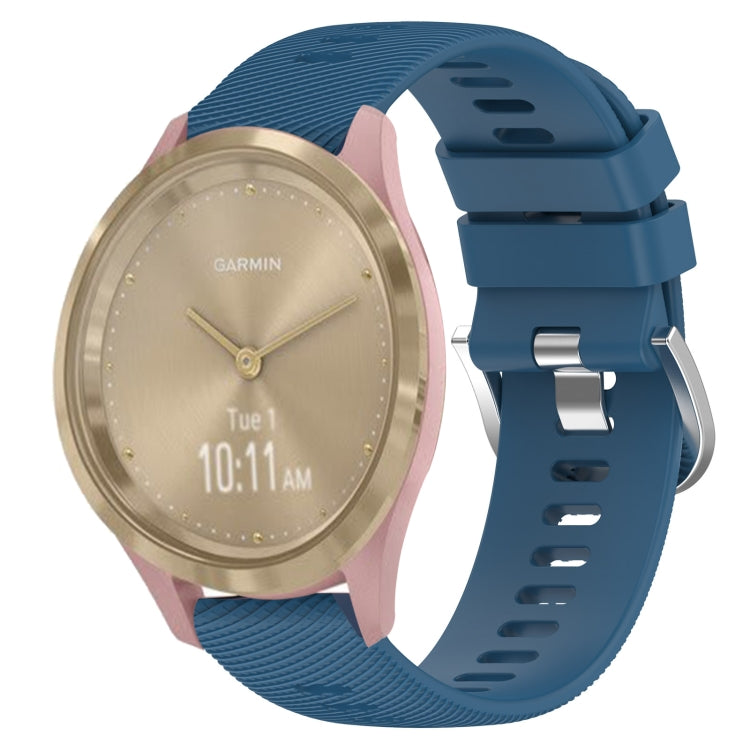 Cinturino in silicone tinta unita da 18 mm, For Garmin Vivomove 3S, For Garmin Vivoactive 4S