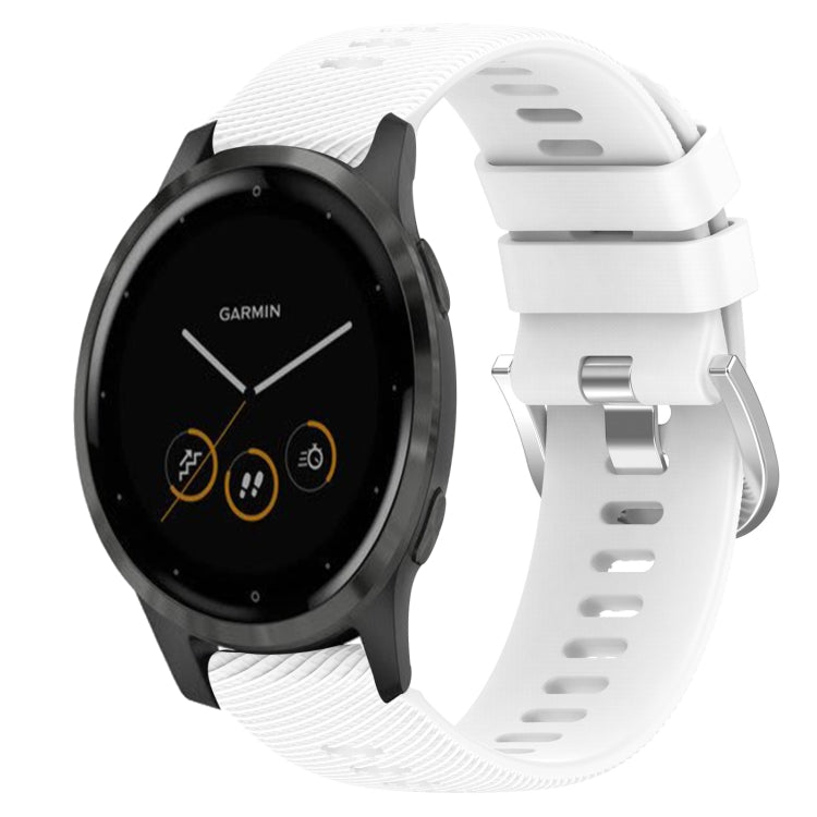 Cinturino in silicone tinta unita da 18 mm, For Garmin Vivomove 3S, For Garmin Vivoactive 4S