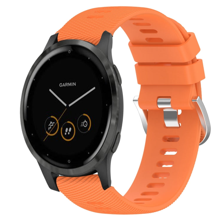 Cinturino in silicone tinta unita da 18 mm, For Garmin Vivomove 3S, For Garmin Vivoactive 4S