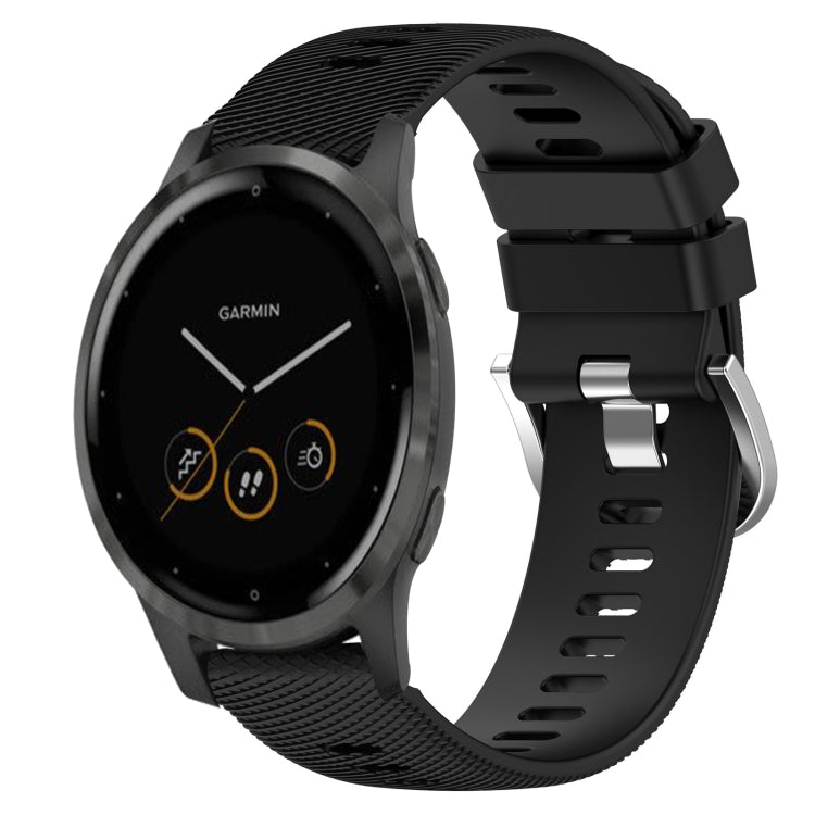 Cinturino in silicone tinta unita da 18 mm, For Garmin Vivomove 3S, For Garmin Vivoactive 4S