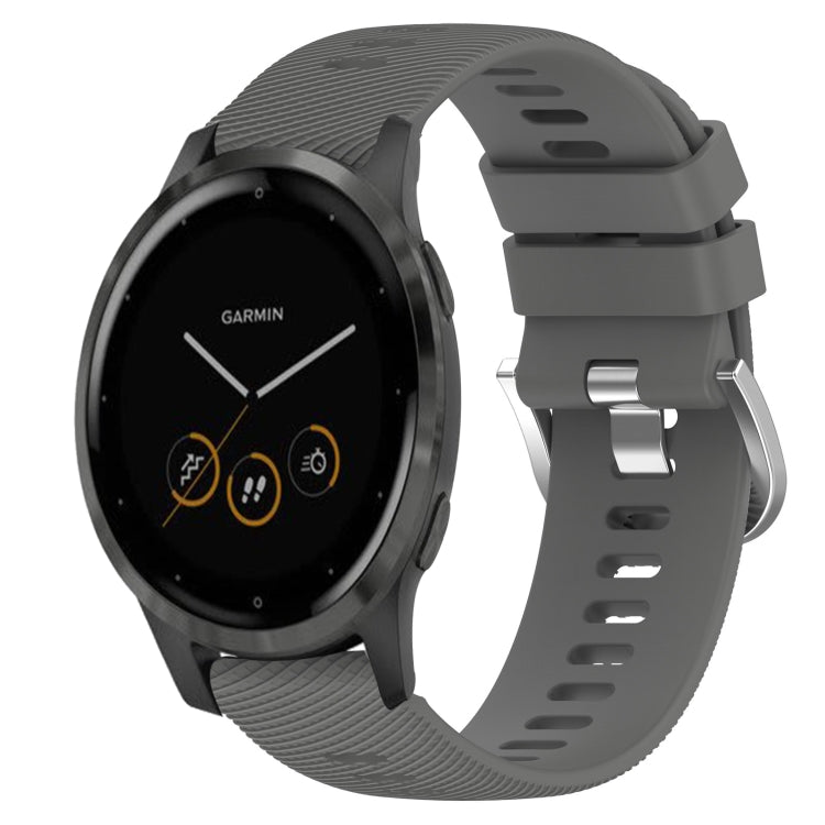 Cinturino in silicone tinta unita da 18 mm, For Garmin Vivomove 3S, For Garmin Vivoactive 4S