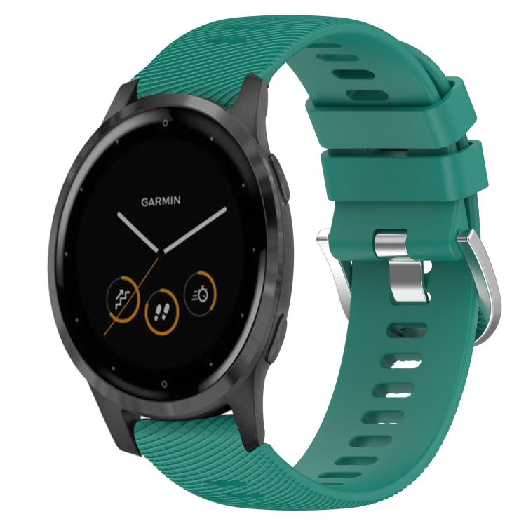 Cinturino in silicone tinta unita da 18 mm, For Garmin Vivomove 3S, For Garmin Vivoactive 4S