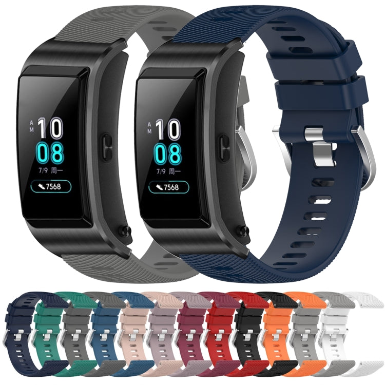 Cinturino in silicone tinta unita da 18 mm, For Huawei Band B5, For Honor S1
