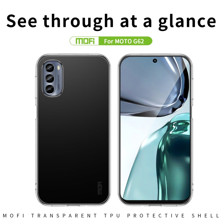 Custodia per telefono in TPU ultrasottile serie MOFI Ming, For Motorola Moto G62 5G, For OnePlus 10T / Ace Pro, For vivo Y02s