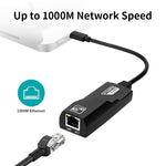 Adattatore USB-C a RJ45 Ethernet 1000 Mbps JSM