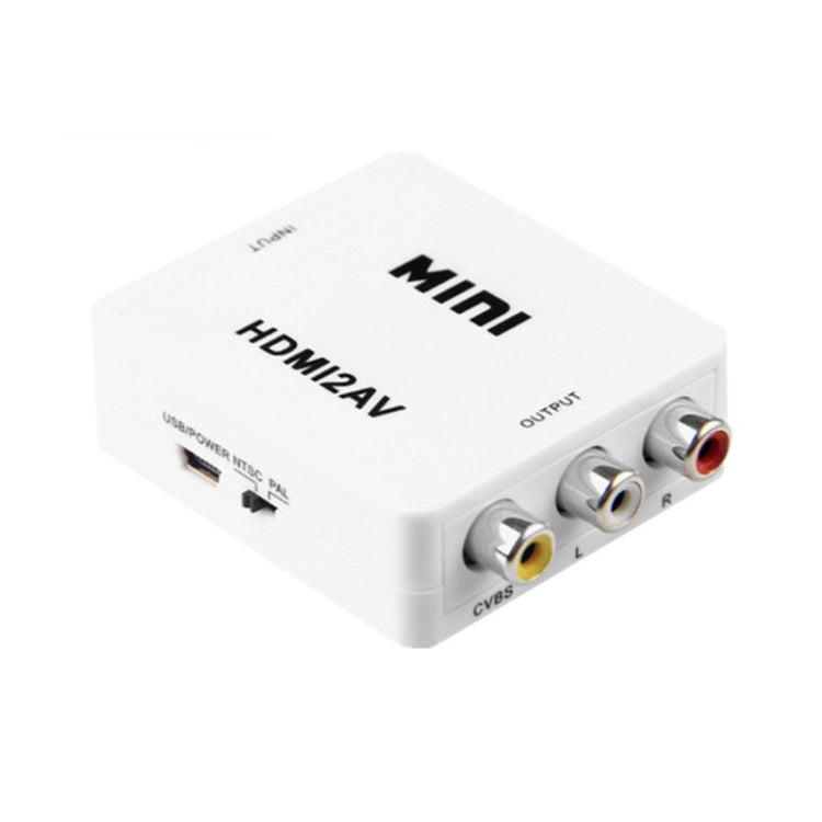 Adattatore convertitore video JSM Mini Size HD 1080P da HDMI a AV / CVBS, HDMI to AV / CVBS