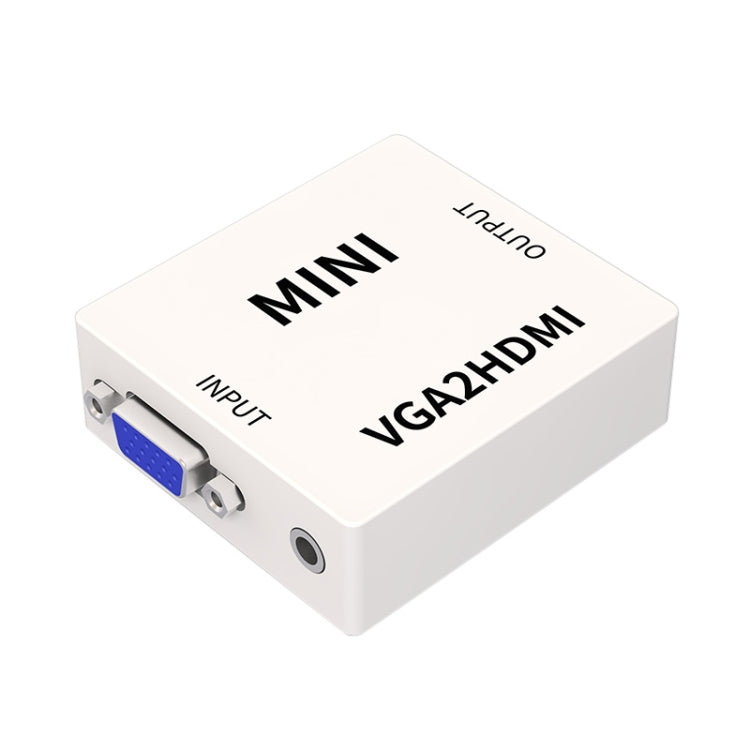 Adattatore convertitore digitale audio video JSM Mini Size HD 1080P VGA a HDMI Scaler Box, VGA to HDMI