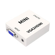 Adattatore convertitore digitale audio video JSM Mini Size HD 1080P VGA a HDMI Scaler Box, VGA to HDMI