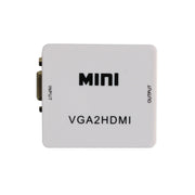 Adattatore convertitore digitale audio video JSM Mini Size HD 1080P VGA a HDMI Scaler Box, VGA to HDMI