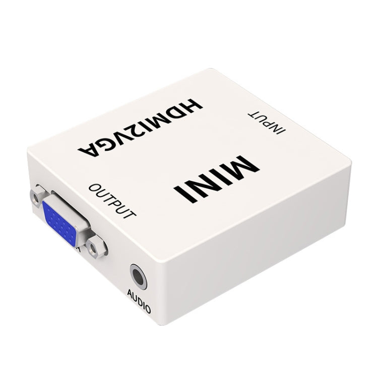 Adattatore convertitore digitale audio video JSM Mini Size HD 1080P da HDMI a VGA, HDMI to VGA