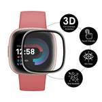 Per Fitbit Versa 4 / Sense 2 ENKAY 3D Full Coverage Soft PC Edge + Pellicola proteggi schermo PMMA HD, 1 PCS, 2 PCS, 5 PCS, 10 PCS